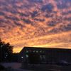 Sunset near Scales Hall on 9/17/2018 by Jessica Metzner'21